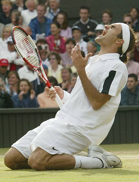 Wimbledon 2004: il bis contro Andy Roddick (Ap)